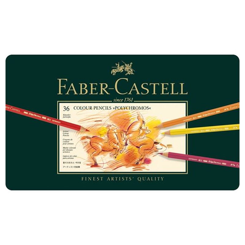 Faber Castell Polychromos Pencils Set of 36 Tin