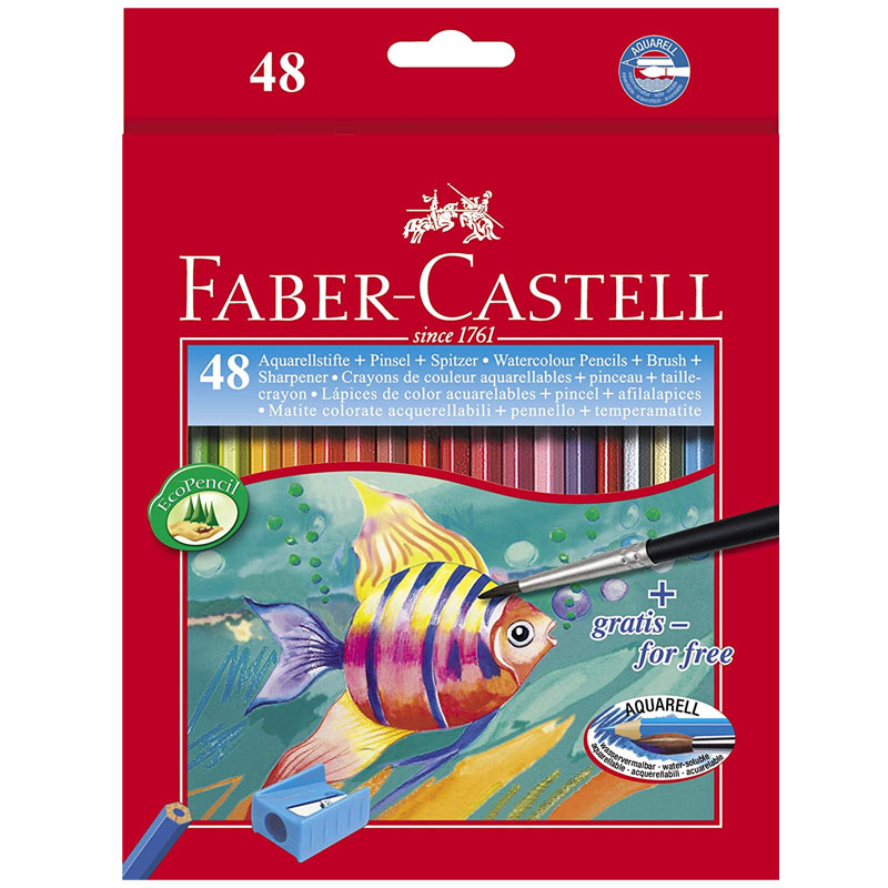 Faber Castell Watercolour Pencil Set of 48