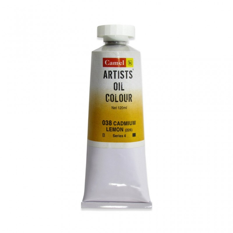 Camlin Kokuyo Artist Oil Colour 120 ml Series 4 Cadmium Lemon 038