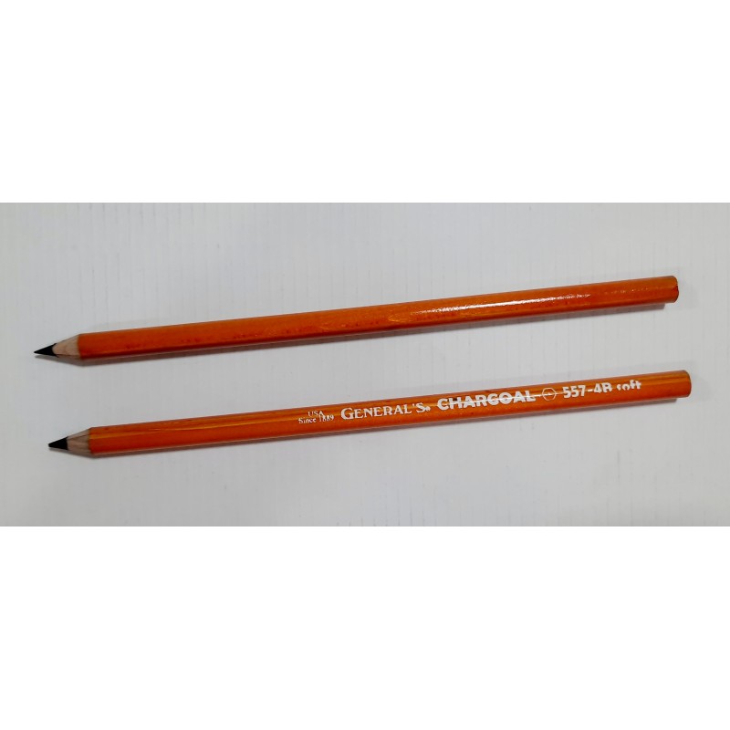 General's Charcoal Pencils (4B Medium) Set of 2