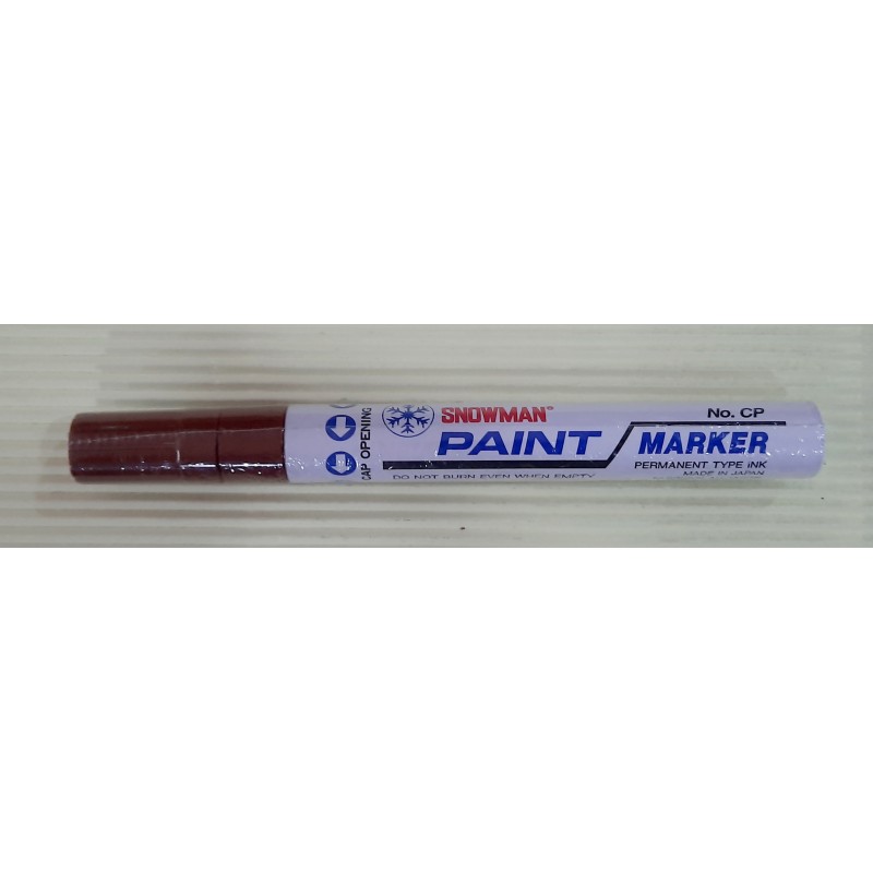 Snowman Paint Marker - Brown - Medium Tip