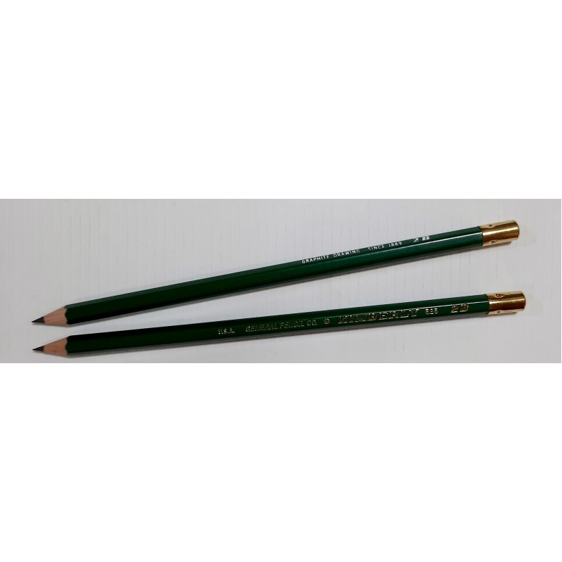 General's Graphite Pencils (2B Medium) Set of 2