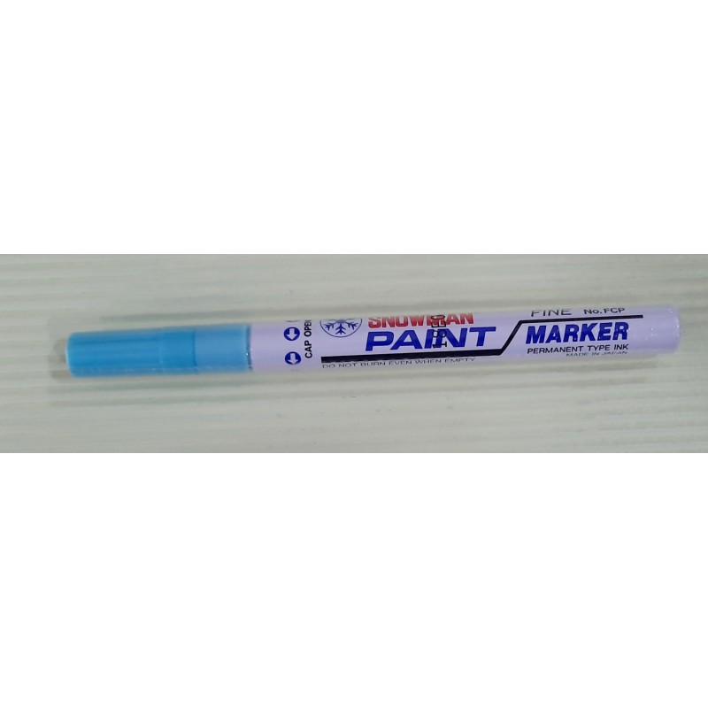 Snowman  Paint Marker - Sky Blue - Fine Tip