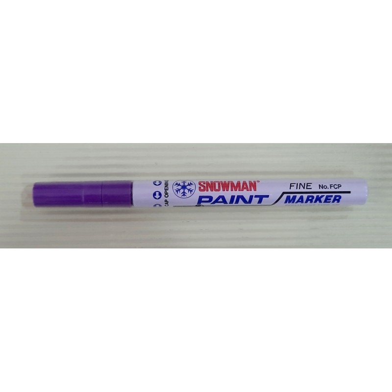 Snowman  Paint Marker - Violet - Fine Tip