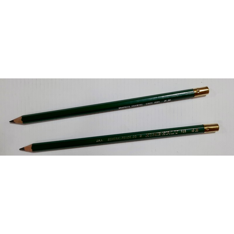 General's Graphite Pencils (6B Medium) Set of 2