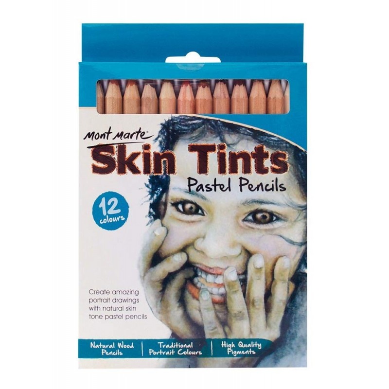Mont marte skin tints pastel pencil (12 colours)