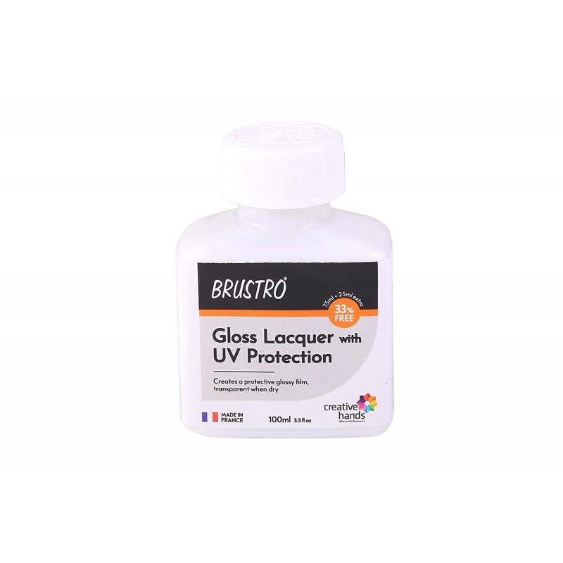 Brustro Professional Gloss Lacquer with UV Protection 100m