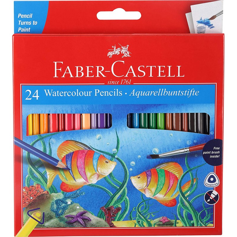 Faber-Castell Water Colour Pencils (Pack Of 24)