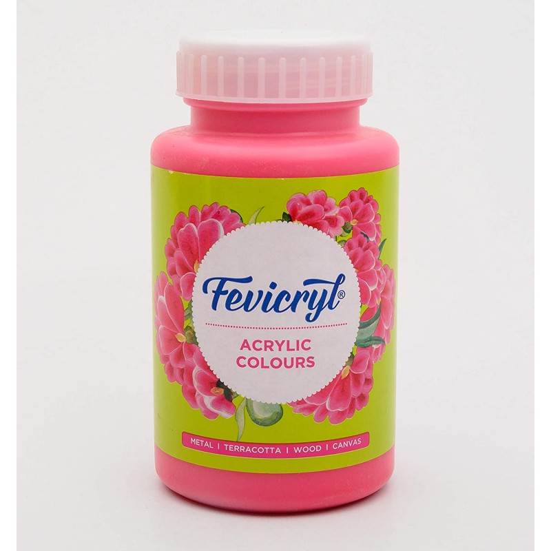  Fevicryl  Acrylic Painting Color Pink 18 Acrylic Colour , 500ml