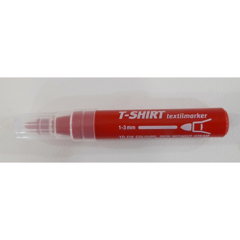 ICO T-Shirt Textile Marker Red -10 (Set of 2)