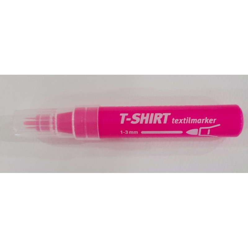 ICO T-Shirt Textile Marker Neon Pink -15 (Set of 2)