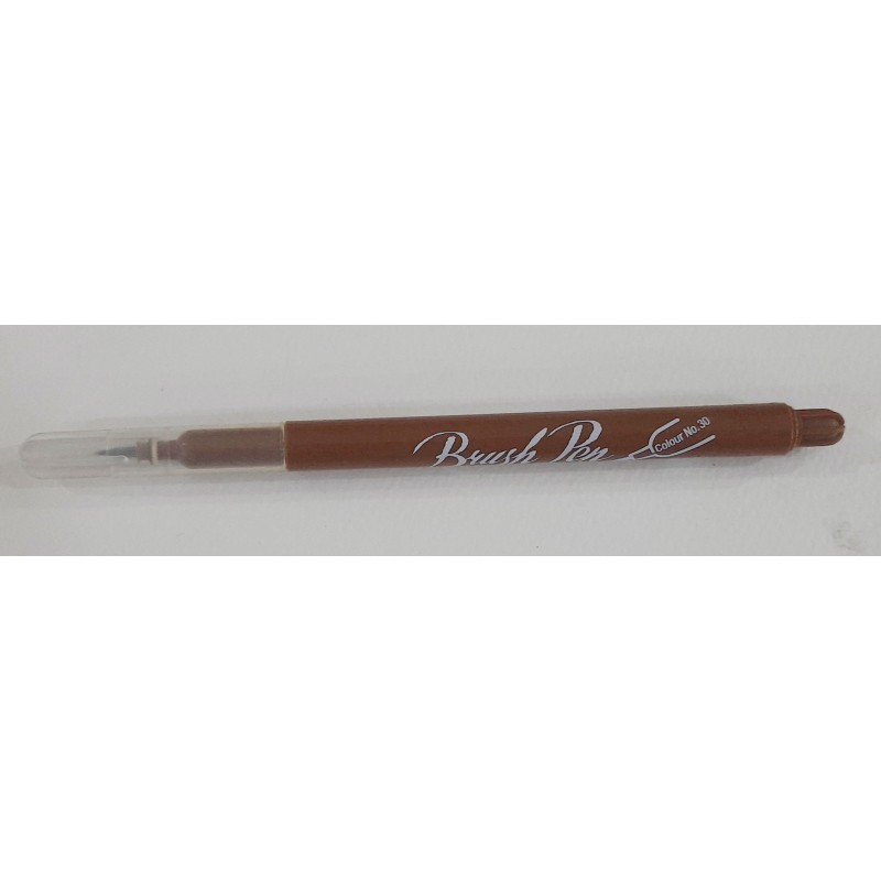 ICO Brush Pen Dark Brown (30) Set of 2