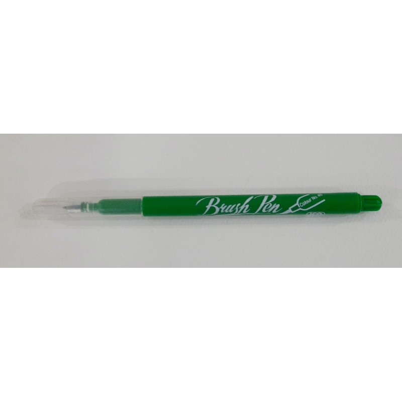 ICO Brush Pen Green (40) Set of 2