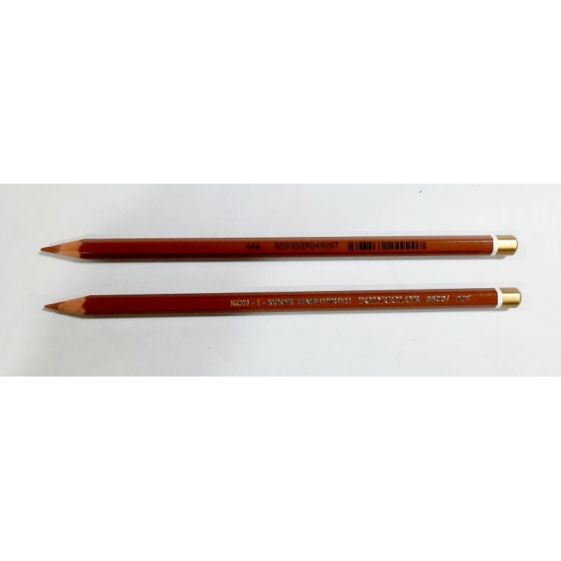 Koh-I-Noor Polycolor Artist's Coloured Pencils - Burnt Sienna (207) - Pack of 2