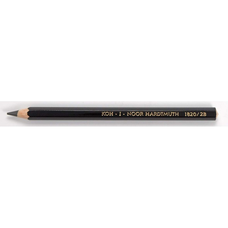 Koh-i-noor Jumbo Graphite Pencil 1820 Series 2B Grade Pencil (Set of 2)