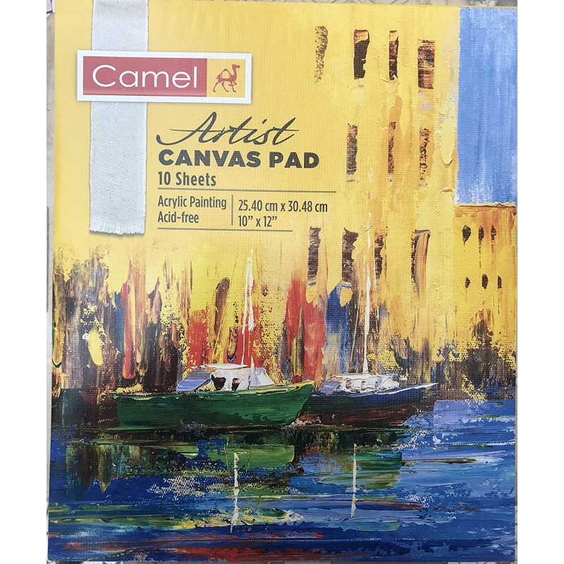 Camel Artist Canvas PAD - 25cm x 30cm (10" x 12")