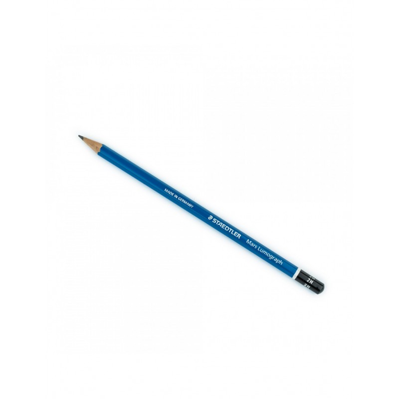 Staedtler Mars Lumograph Drawing Graphite Pencils 100 2H (Pack of 2)
