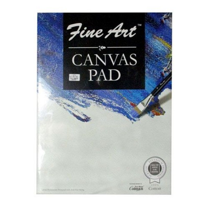 Pidilite Fine Art Heavy-Weight Acrylic Painting Canvas Pad (18 X 24 Inch)
