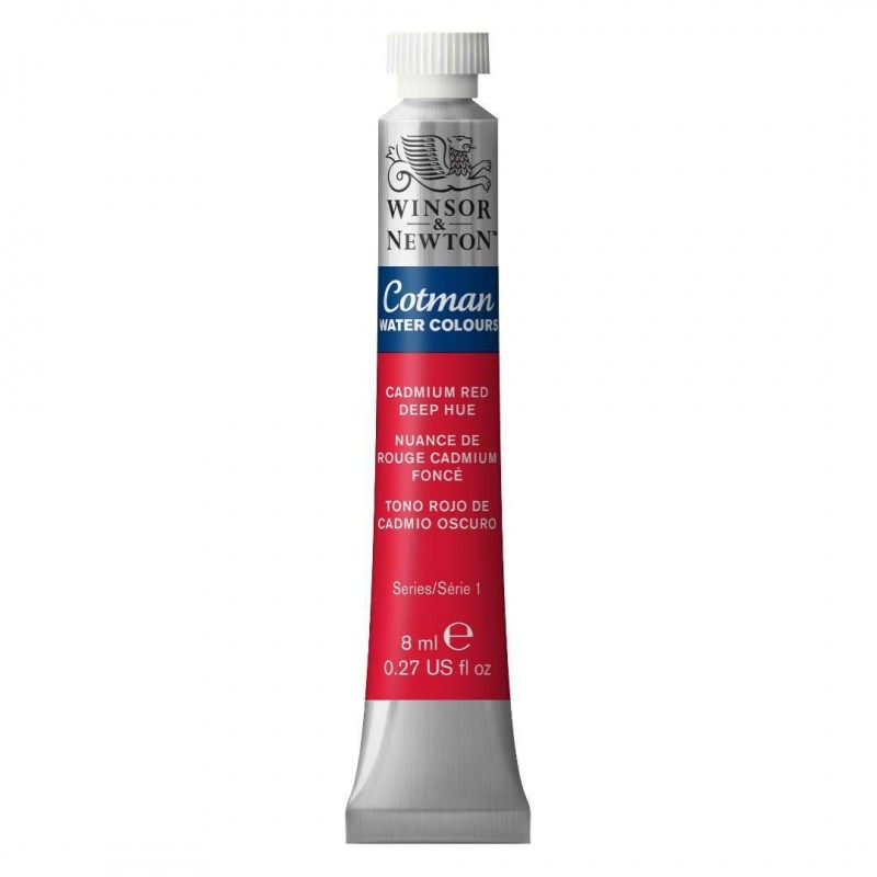 Winsor & Newton Cotman Water Colour - Tube of 8 ML - Cadmium Red Hue (095)