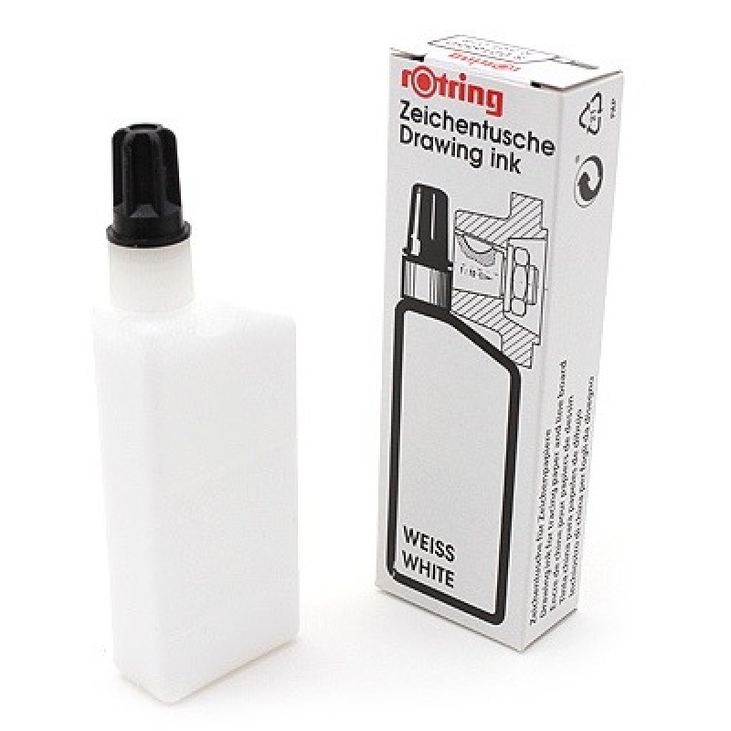 Rotring Drawing Ink White – 23ml