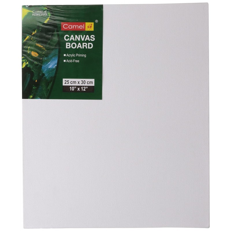 Camel Canvas Board -10" X 12"(25cm x30cm)  PACK OF 2