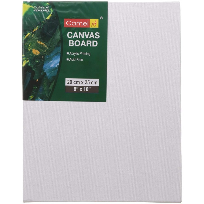 Camel Canvas Board -8" X 10" (20cm x 25cm) PACK OF 2