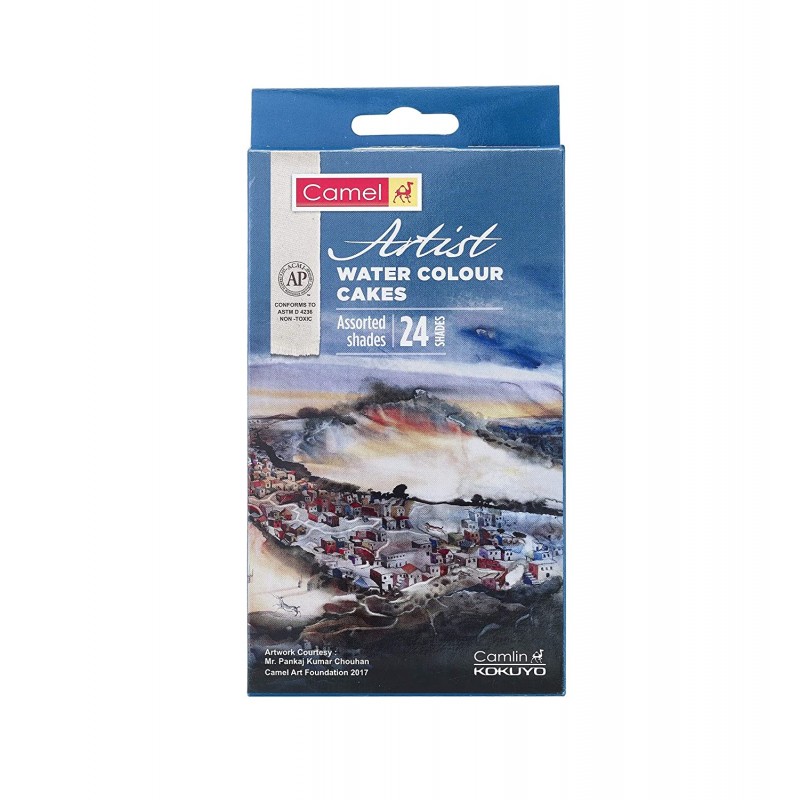 Camel Artist Water Colour Cake Set - Pack of 24 