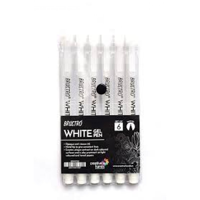 Brustro white Gel pen Set of 6